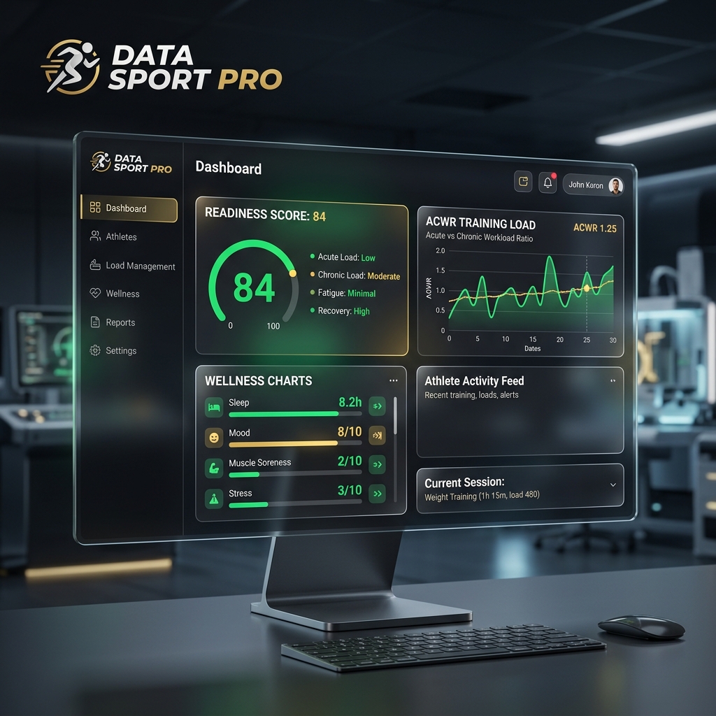 Data Sport Pro Platform Mockup